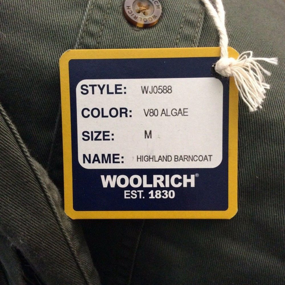 NEW JOHN RICH BROS WOOLRICH Womens Cotton Green - Picture 7 of 7